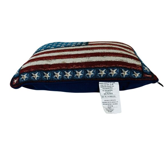 Lafrance Americana Flag Decorative Throw Pillow Old Glory Stars Stripes USA - Picture 4 of 14